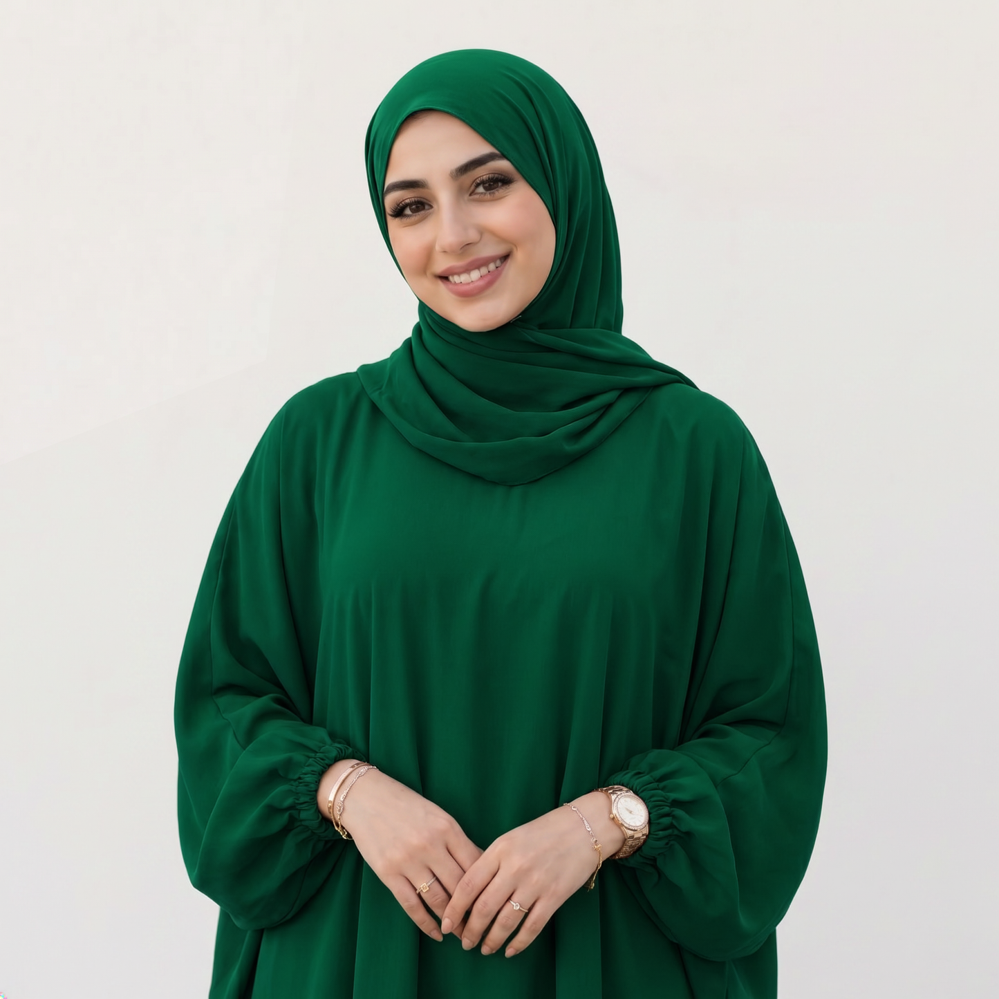 Crepe إسدال اخضر