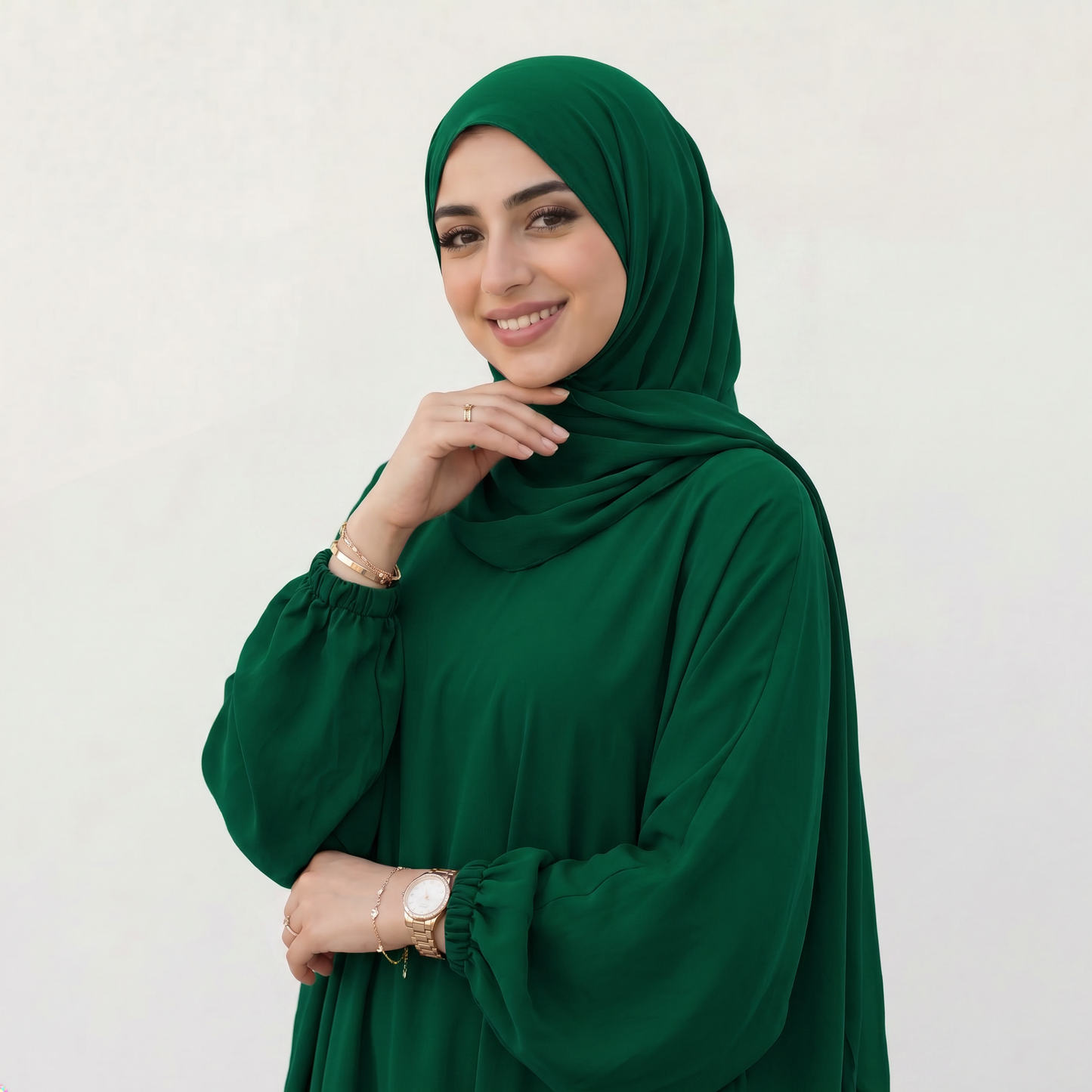 Crepe إسدال اخضر